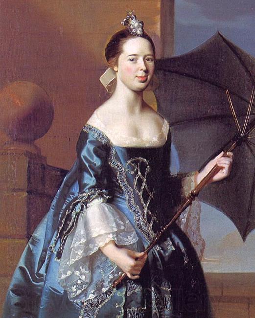 John Singleton Copley Mrs Benjamin Pickman Norge oil painting art